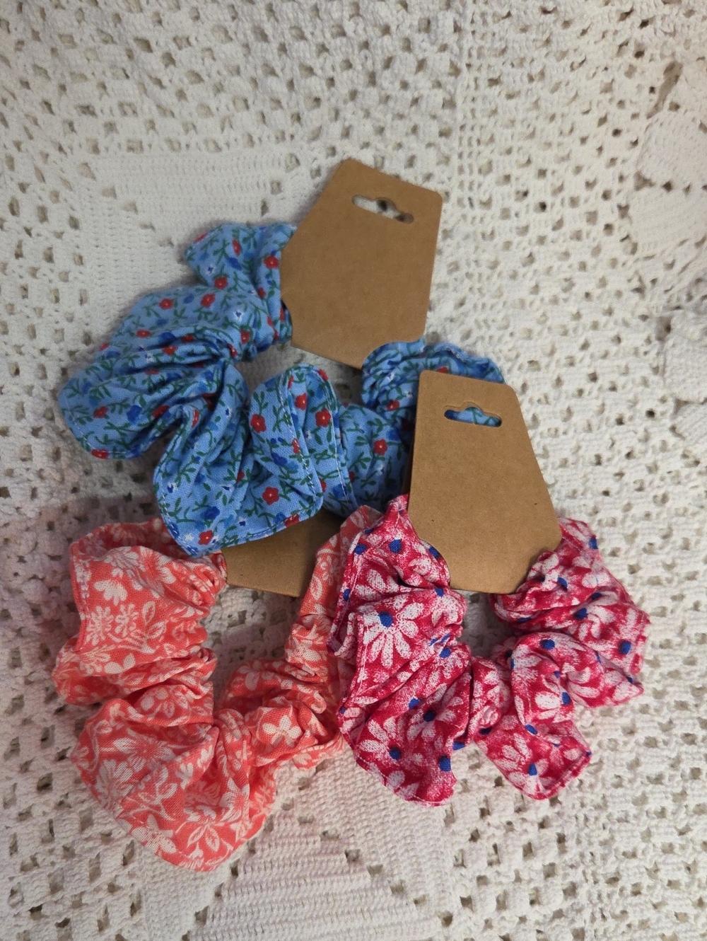 New Hair Scrunchies Handmade by Pam